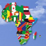 Les differents pays d'afrique avec drapeaux